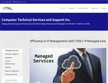 Tablet Screenshot of ctssinc.com